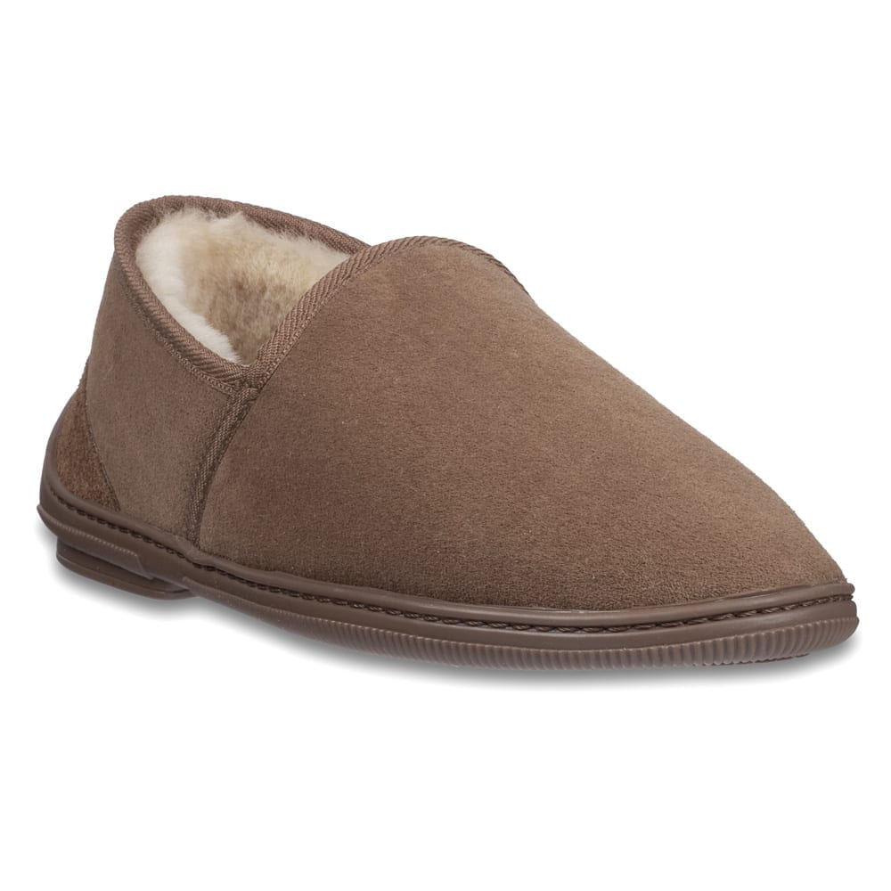 mens shearling slippers on sale